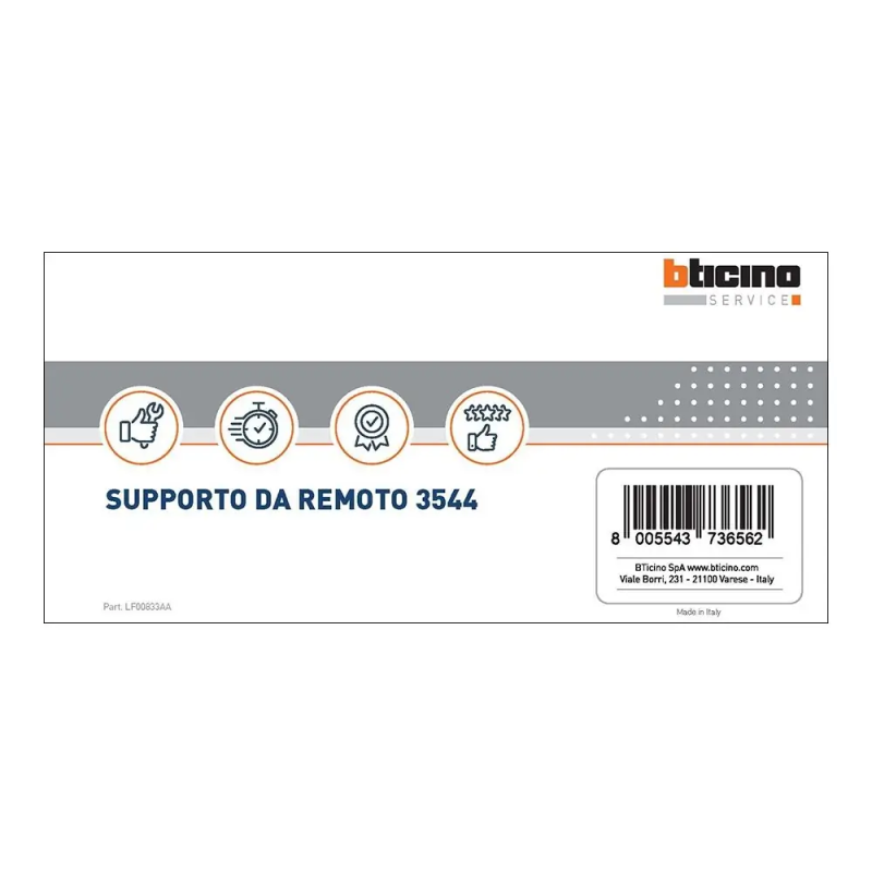 Buono assistenza primo impianto smarthome - BTicino 3544