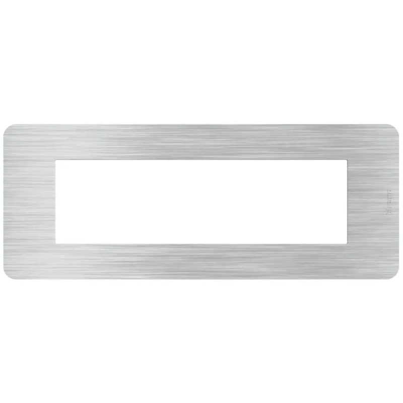 MatixGO - placca 7P aluminum - BTicino JA4807EA