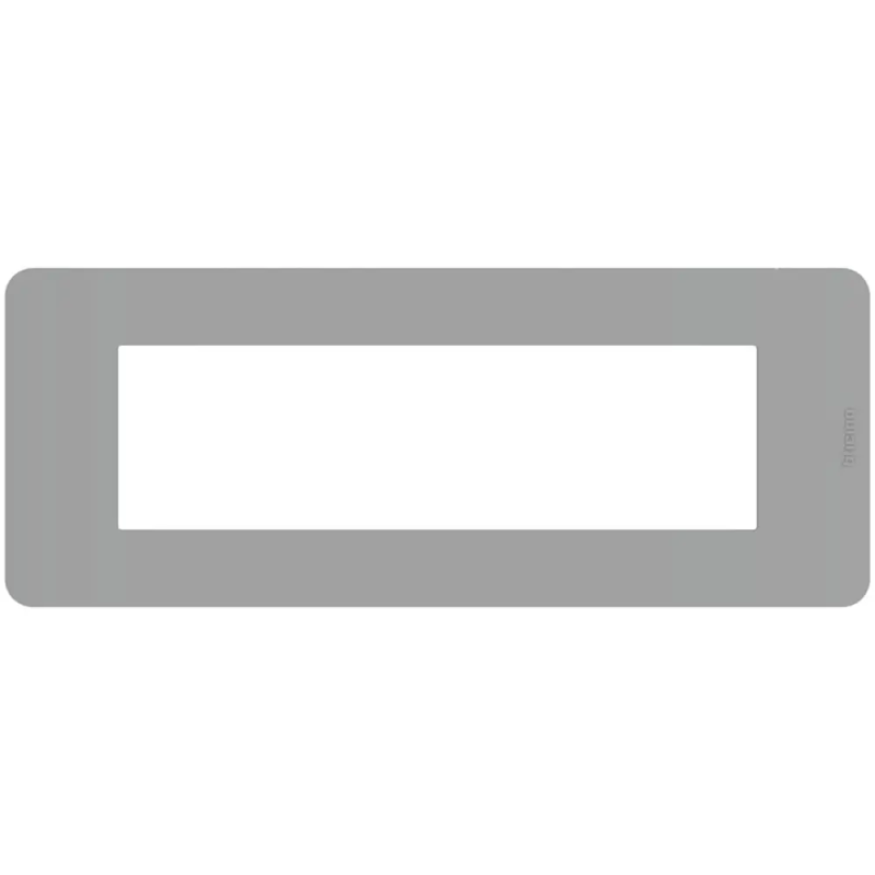 MatixGO - placca 7P grey - BTicino JA4807JG
