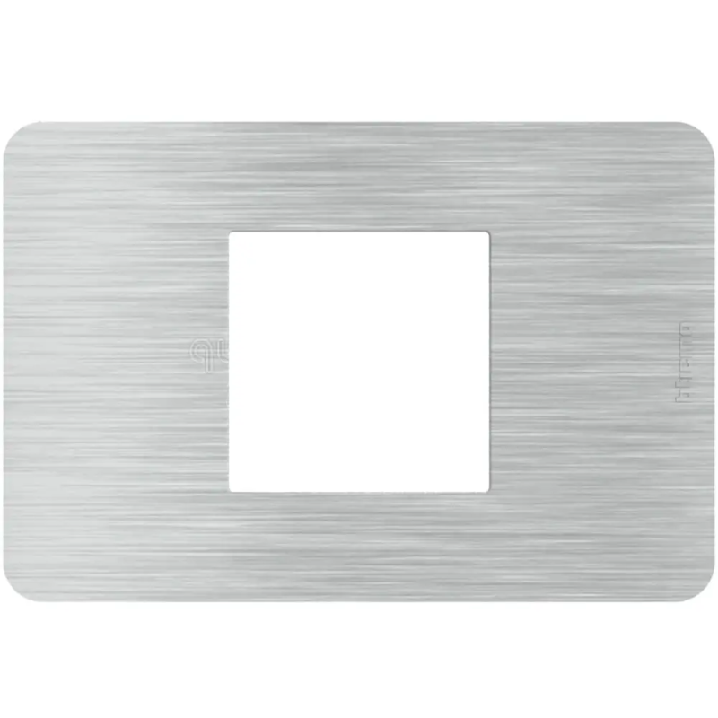 MatixGO - placca 2P cent. aluminum - BTicino JA4819EA