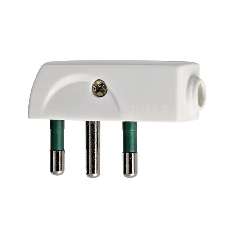 Spina 2P+T 16A SPA17 90? bianco - Vimar 00207.B