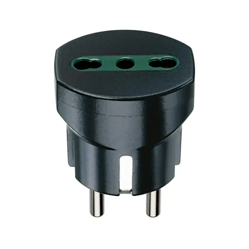 Adattatore ted./franc.+P17/11 nero - Vimar 00301