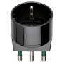 Adattatore S17 + P30 nero - Vimar 00303