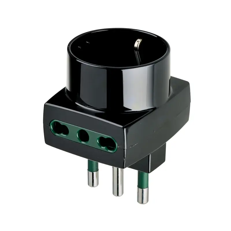 Adattatore mult. S17+2P17/11+P30 nero - Vimar 00323