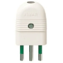 Spina 2P+T 10A assiale bianco - Vimar 01021.B