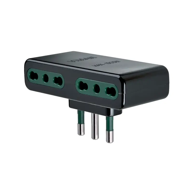 Adattatore mult. S17+4P17/11 nero - Vimar 01165