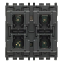 Comando domotico 4puls.+reg. LED 240V 2M - Vimar 01488