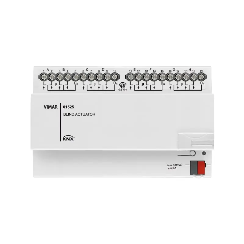 Attuatore per 8 tapparelle KNX - Vimar 01525