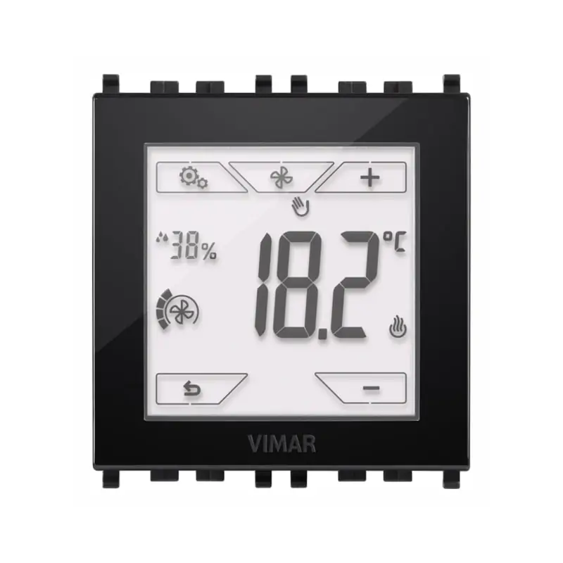 Termostato touch KNX 2M nero - Vimar 02952