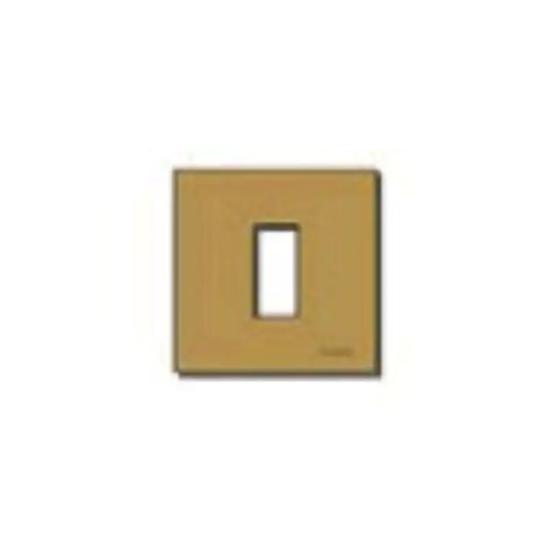 Placca 1M allum. scatto bronzo - Vimar 08605.BR