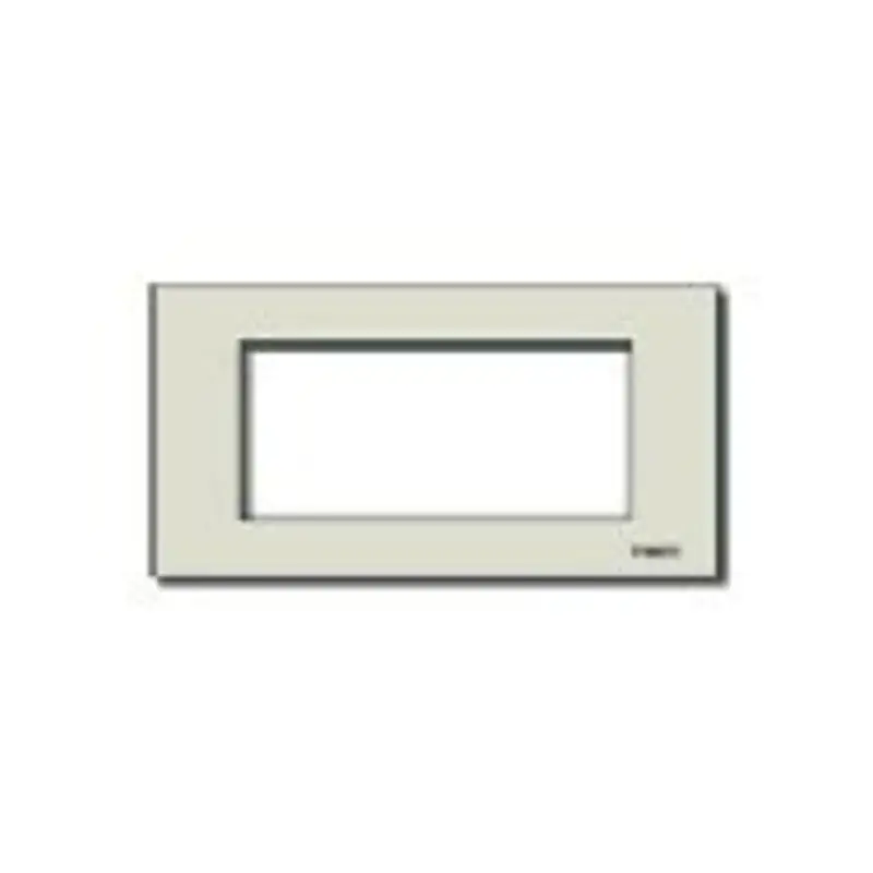 Placca 4Msp allum. scatto oro - Vimar 08658