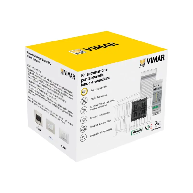 Kit domotico tapparelle preprogrammato - Vimar 0K01482