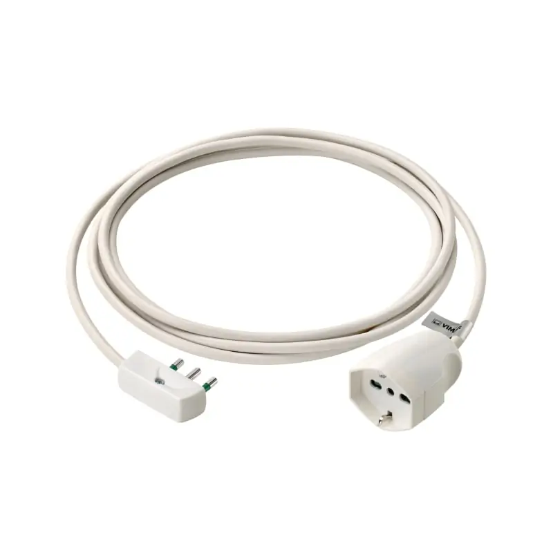 Prolunga 3m 3G1 SPA17 universale bianco - Vimar 0P32381.B
