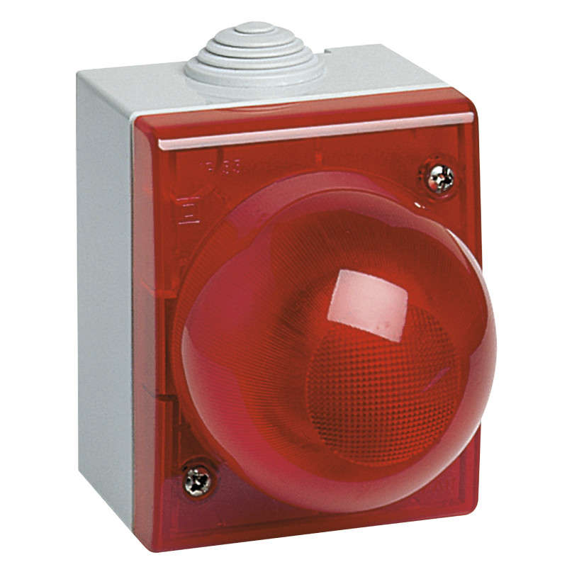 Segnalatore IP55 diffusore rosso - Vimar 13660.R