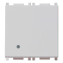 Interruttore 1P 10AX 2M Silver - Vimar 14000.2.SL