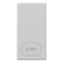 Tasto 1M PRESS Silver - Vimar 14021.PS.SL