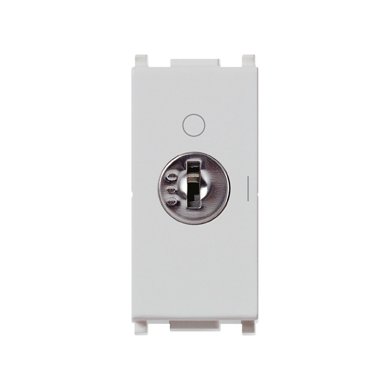 Interr. 2P 16AX +chiave unif. Silver - Vimar 14083.CU.SL