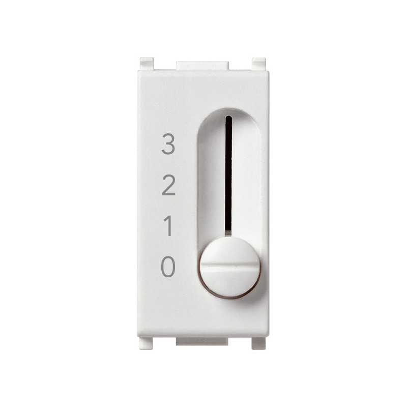 Commutatore a slitta 1P 6(2)A bianco - Vimar 14095