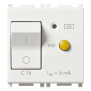 Interruttore MTDiff. 1P+N C16 6mA bianco - Vimar 14411.16.6
