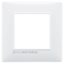 Placca 2M antibatterico bianco - Vimar 14642.AB.01