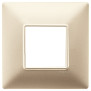 Placca 2M BS champagne opaco - Vimar 14647.22