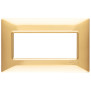 Placca 5M BS oro lucido - Vimar 14649.24