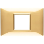 Placca 2M centrali oro lucido - Vimar 14652.24