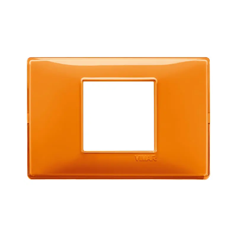 Placca 2M centrali Reflex arancio - Vimar 14652.48