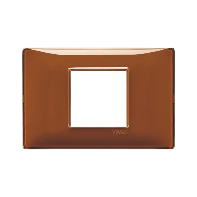 Placca 2M centrali Reflex tabacco - Vimar 14652.49