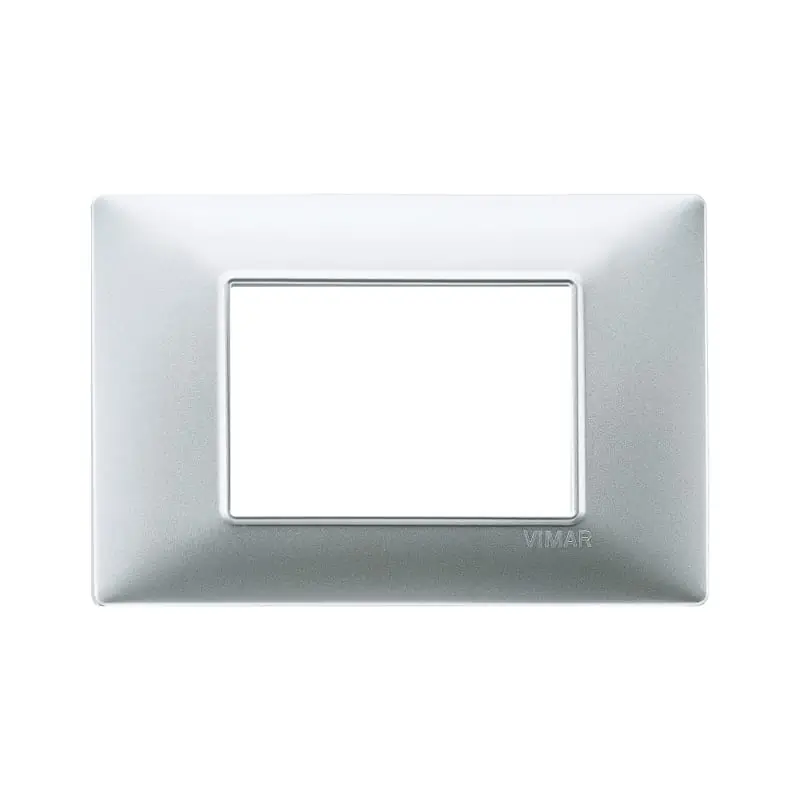 Placca 3M argento opaco - Vimar 14653.20