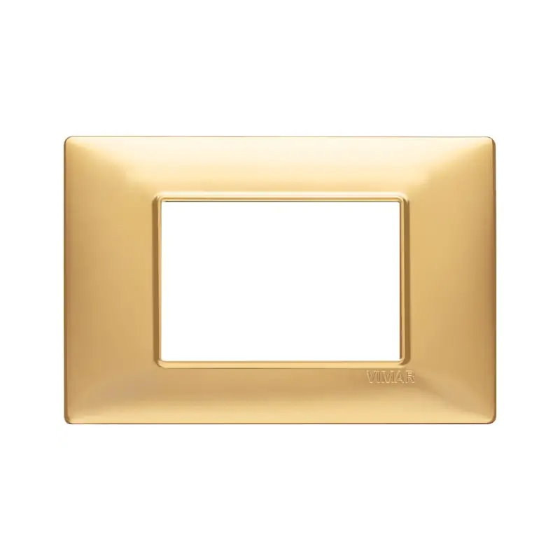 Placca 3M oro opaco - Vimar 14653.25