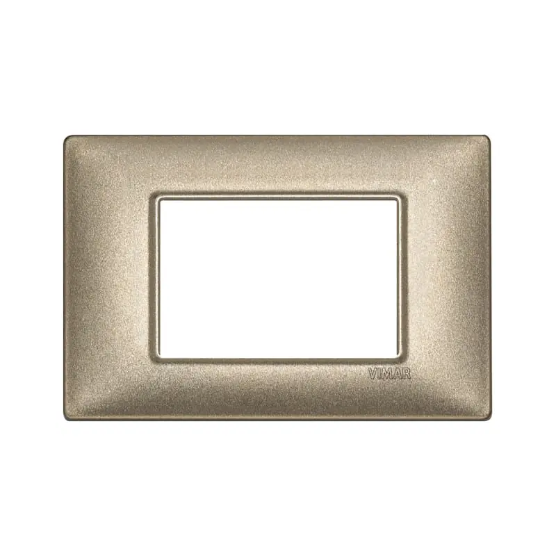 Placca 3M bronzo metallizzato - Vimar 14653.70