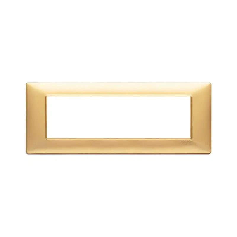 Placca 7M oro opaco - Vimar 14657.25