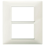 Placca 6M (3+3) avorio - Vimar 14659.02