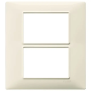 Placca 6M (3+3) beige - Vimar 14659.03