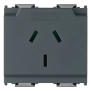 Presa SICURY 2P+T 10A Australia grigio - Vimar 16261