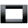 Placca Classica 3M nero - Vimar 16743.16