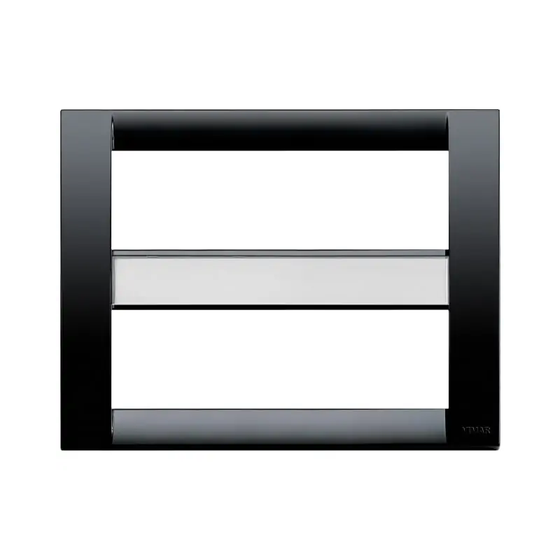 Placca Classica 12M nero - Vimar 16748.16