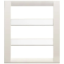 Placca Classica 18M bianco Idea - Vimar 16749.04