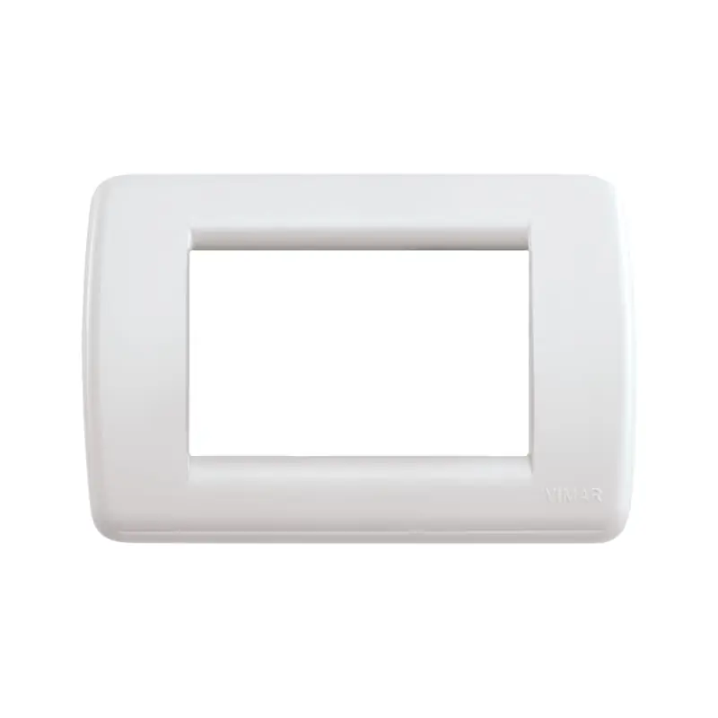 Placca Rond? 3M bianco Idea - Vimar 16763.04