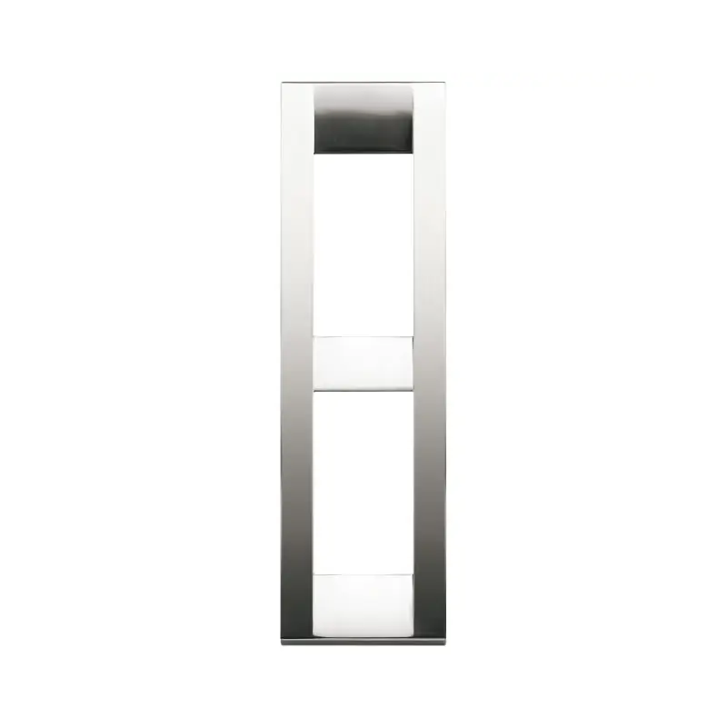 Placca Classica 2M pann.nichel spazz - Vimar 16782.34