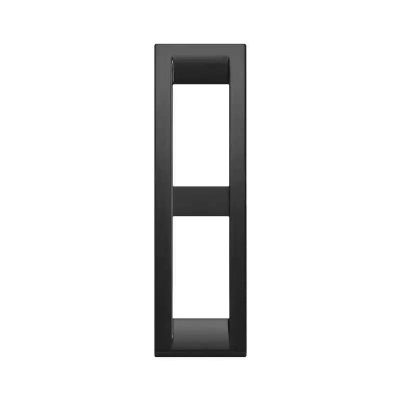 Placca Classica 2M pann.nero - Vimar 16787.16