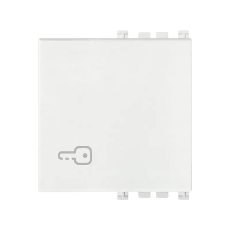 Tasto 2M simbolo chiave bianco - Vimar 19022.P.B