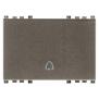 Tasto 3M simbolo campanello Metal - Vimar 19023.C.M