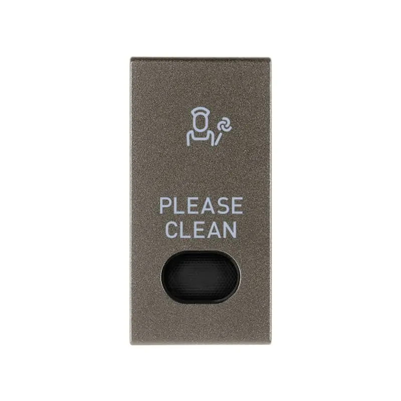 Tasto 1M con diffusore simb. PLS Metal - Vimar 19026.PLS.M