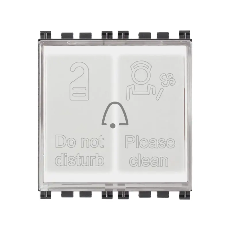 Pulsante + 2 spie hotel 230V - Vimar 19097