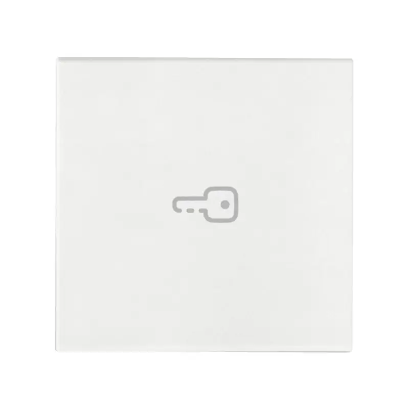 Tasto 2M simbolo chiave assiale bianco - Vimar 19132.P.B