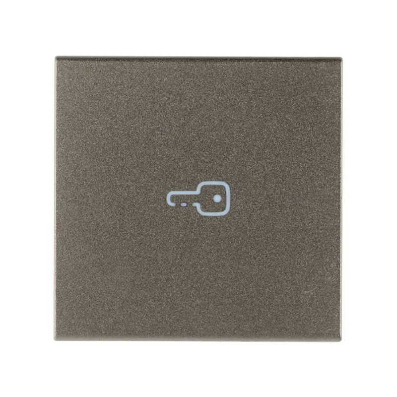 Tasto 2M simbolo chiave assiale Metal - Vimar 19132.P.M