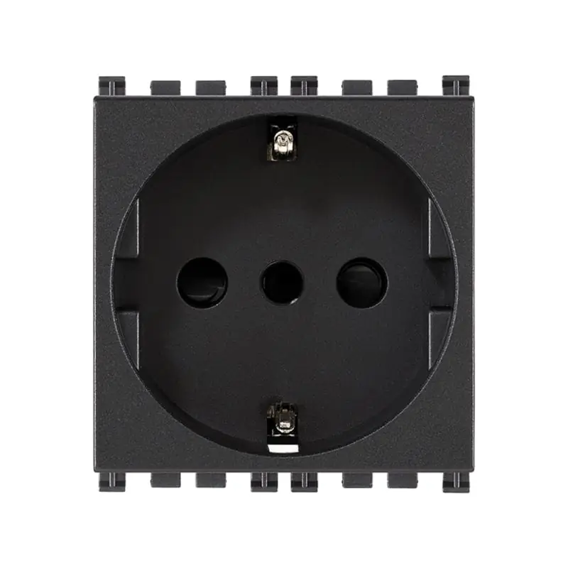 Presa 2P+T 16A P30 grigio - Vimar 19209