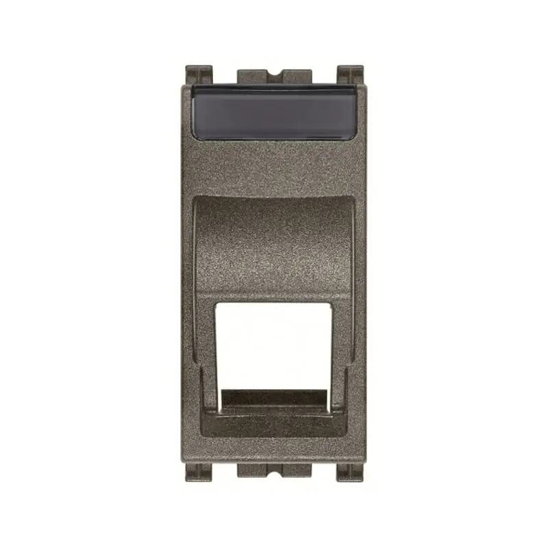 Adattatore RJ45 inclinato Metal - Vimar 19343.K.M